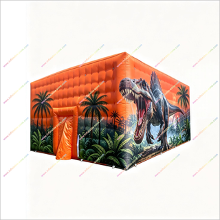 Inflatable Dinosaur Camping Tent Animal Bounce House Stand Booth Portable Inflatable Tents For Parties