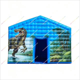 Dinosaur Theme Activities Inflatables Tent Portable Parties Inflatable Cube Dinosaur Tent House