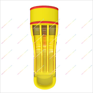 Inflatable Double Lane Waterslides Bouncy Jumping Castle Bold Yellow And Red Water Slides Inflatable With Pool