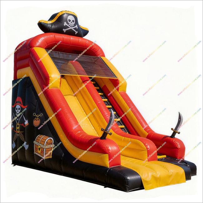 Pirate Themed Party Inflatable Slide Commercial Castle Park Amusement