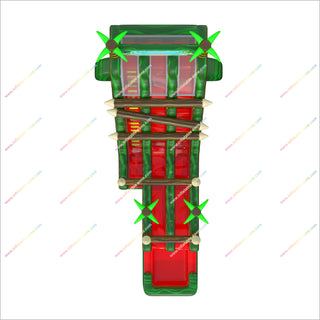 Play Jungle Adventure Inflatable Dual Water Slides Giant Inflatable Palm Tree Slip And Slide With Splash Pool