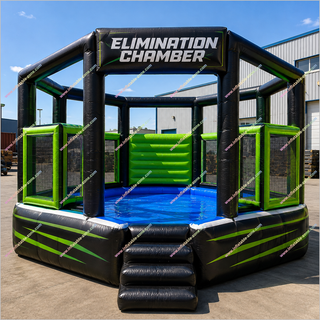Fighting Sports Games Elimination Chamber Inflatable Pool Cage For Fighting Elimination Chamber Inflatable Portable Pool