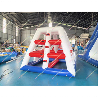 Inflatable Floating Climbing Pyramid Water Park Tower Best Pool Floats Inflatable Water Climbing Ladder Games