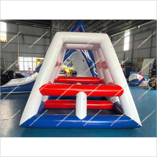 Inflatable Floating Climbing Pyramid Water Park Tower Best Pool Floats Inflatable Water Climbing Ladder Games