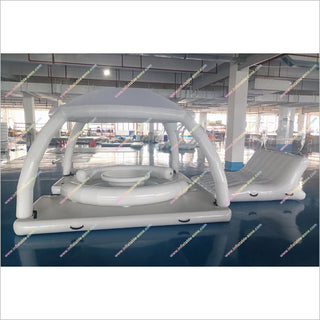 Floating Inflatable Island Large Portable Sun Shade Canopy Inflatable Floating Tent Water Raft For Sale
