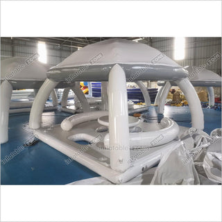 inflatable beach tent Floating Tent Large Party Floating Beach Tent Play Equipment Inflatable Yacht Floating Tent For Camping