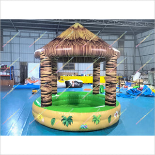 Inflatable Floating Tiki Bar Leisure Platform Inflatable Pool Bar Water Swimming Pool Tiki Bar Ideas For Backyard