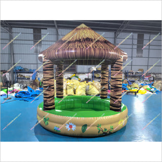 Inflatable Floating Tiki Bar Leisure Platform Inflatable Pool Bar Water Swimming Pool Tiki Bar Ideas For Backyard