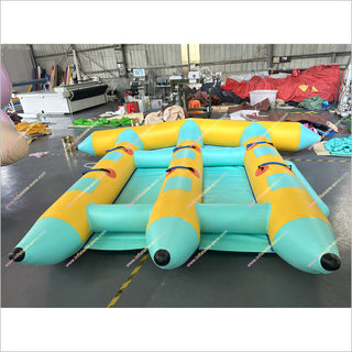 Banana Inflatable Towable Tube Water Sports Fun Inflatable Boat Fly Fishing Equipment For Sale