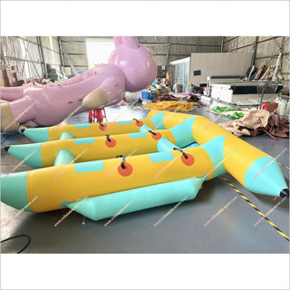 Banana Inflatable Towable Tube Water Sports Fun Inflatable Boat Fly Fishing Equipment For Sale