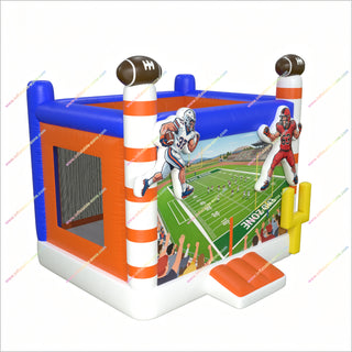 Inflatable Football Bounce House Outdoor Play Centre Football Jumping Castle Party Equipment Hire Near Me
