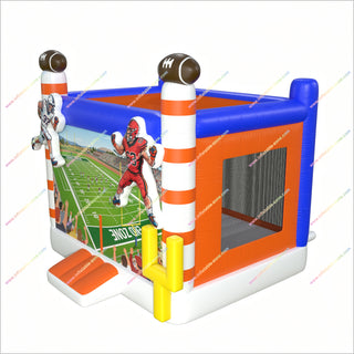 Inflatable Football Bounce House Outdoor Play Centre Football Jumping Castle Party Equipment Hire Near Me