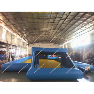 Best Football Field Inflatable Soccer Game Sports Training Equipment Large Inflatable Football Pitch For Rent