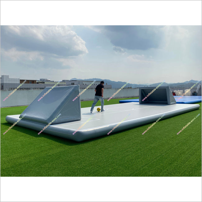 Inflatable Football Playground Air Floor Track Gymnastics Crash Mat Ou