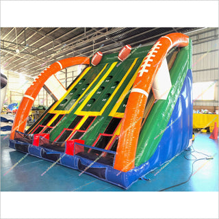 Inflatable Football Throwing Game Best Football Tournament Inflatable Rugby Ball Fun Activities For Adults