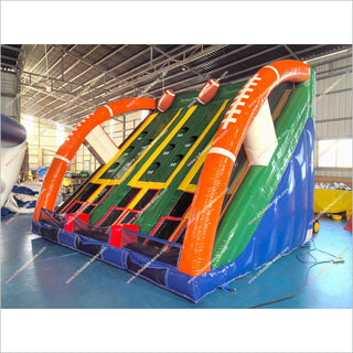 Inflatable Football Throwing Game Best Football Tournament Inflatable Rugby Ball Fun Activities For Adults
