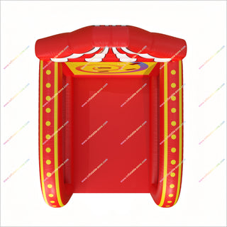 Frisbee Toss Game Inflatable Team Building Activities Carnival Theme Bounce House Inflatable Frisbee Throw Game