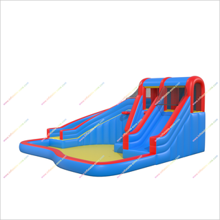 Inflatable Giant Water Slides Large Splash Pool Commercial Inflatable Water Park For Sale