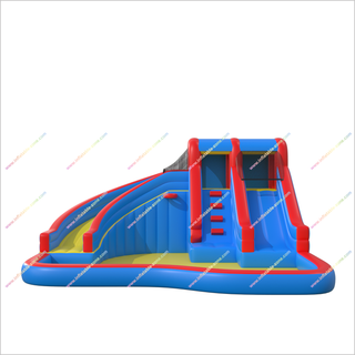 Inflatable Giant Water Slides Large Splash Pool Commercial Inflatable Water Park For Sale