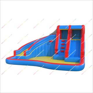 Inflatable Giant Water Slides Large Splash Pool Commercial Inflatable Water Park For Sale