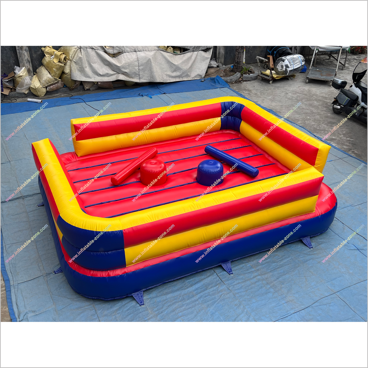 Jouse Inflatable Outdoor Play Game Inflatable Jousting Ring Interactive Playground Equi