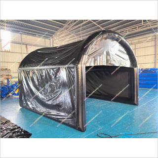 Home Golf Simulator Cost Black Inflatable Structure Portable Projector Screen Inflatable Golf Simulator Business