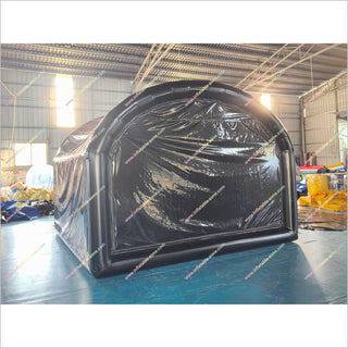 Home Golf Simulator Cost Black Inflatable Structure Portable Projector Screen Inflatable Golf Simulator Business