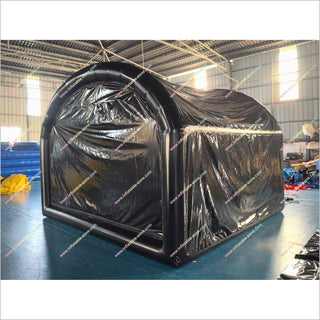 Home Golf Simulator Cost Black Inflatable Structure Portable Projector Screen Inflatable Golf Simulator Business