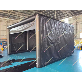 Indoor Hitting Cages Commercial Inflatable Golf Simulator Enclosure Projector Screen For Golf