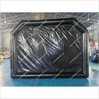 Inflatable Golf Simulator Enclosure With Impact Screen Nflatable Golf Hitting Cage Indoor Golf Simulator For Sale