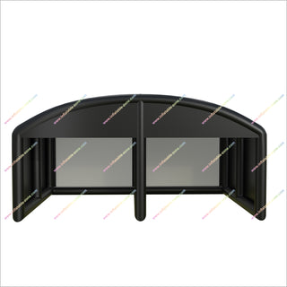 Custom Golf Simulator Enclosures Inflatable Luxury Party Tent 2-In-1 Games Arched Design Inflatable Golf Simulator For House