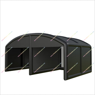 Custom Golf Simulator Enclosures Inflatable Luxury Party Tent 2-In-1 Games Arched Design Inflatable Golf Simulator For House