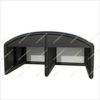 Custom Golf Simulator Enclosures Inflatable Luxury Party Tent 2-In-1 Games Arched Design Inflatable Golf Simulator For House