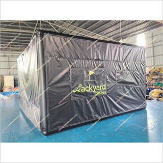 Large Golf Simulator Hitting Screen Inflatable Golf Training Cage Tent Best Projector For Golf Simulator