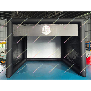 Best Inflatable Golf Simulator Tent Golf Net Practice Home Golf Simulator Screen Team Challenges For Adults