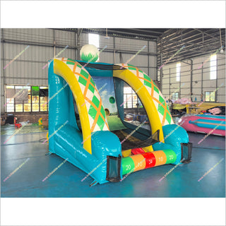 Inflatable Golf Target Pitch Challenge Game Playground Amusement Park Golf Themed Party Sports Inflatables For Rent