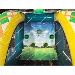 Inflatable Golf Target Pitch Challenge Game Playground Amusement Park Golf Themed Party Sports Inflatables For Rent