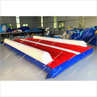 Inflatable Gym Mat Air Tumbling Track Indoor Outdoor Activities Blow Up Tumble Track Gymnastic Training For Adults