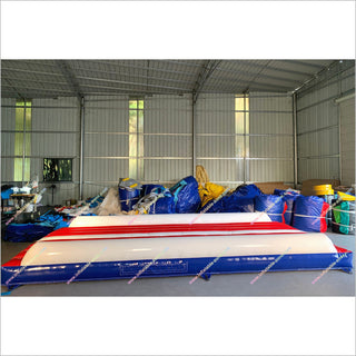 Inflatable Gym Mat Air Tumbling Track Indoor Outdoor Activities Blow Up Tumble Track Gymnastic Training For Adults