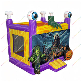 Halloween Theme Party Inflatable Haunted Bounce House Spooky Commercial Inflatable Bouncy Castle Hire Near Me