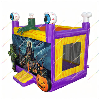 Halloween Theme Party Inflatable Haunted Bounce House Spooky Commercial Inflatable Bouncy Castle Hire Near Me