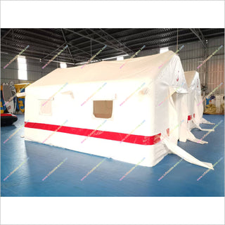Emergency Relief Inflatable Hospital Tent Red Cross Emergency Shelter Airtight Inflatable Medical Tent For Sale