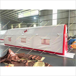 Red Cross Medical Inflatable Hospital Tents Temporary Shelter Structures Inflatable Air Tents For Sale