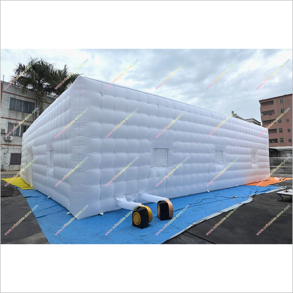 Outdoor Party Decorations Inflatable House Tents Big White Blow Up Cub