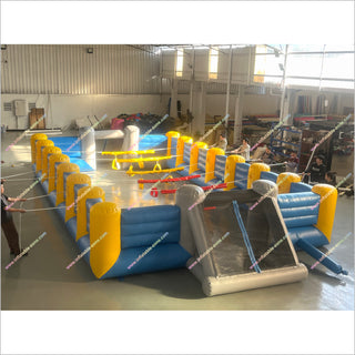 Inflatable Human Foosball Fun Sport Games Foosball Arena Inflatable Soap Soccer Field Rental Near Me