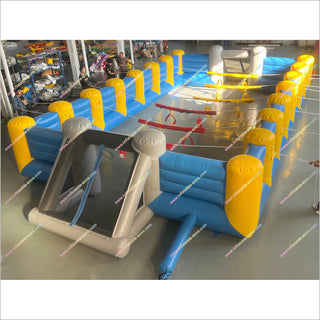 Inflatable Human Foosball Fun Sport Games Foosball Arena Inflatable Soap Soccer Field Rental Near Me
