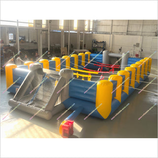 Inflatable Human Foosball Fun Sport Games Foosball Arena Inflatable Soap Soccer Field Rental Near Me
