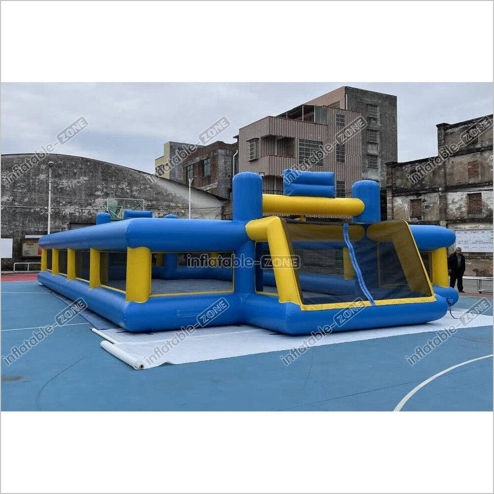 Football Field Inflatable Outdoor Interactive Soccer Playground Equipment Inflatable Human ...