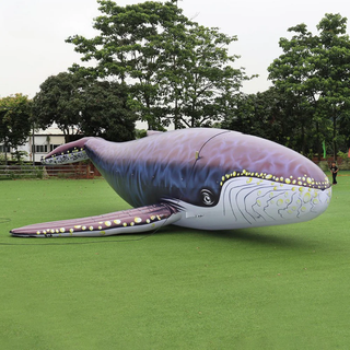 Inflatable Humpback Whale Blow Up Orca Inflatable Life Size Whale Ocean Animal Model For Outdoor Events