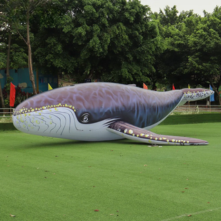 Inflatable Humpback Whale Blow Up Orca Inflatable Life Size Whale Ocean Animal Model For Outdoor Events